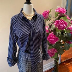 Banana Republic blue blouse